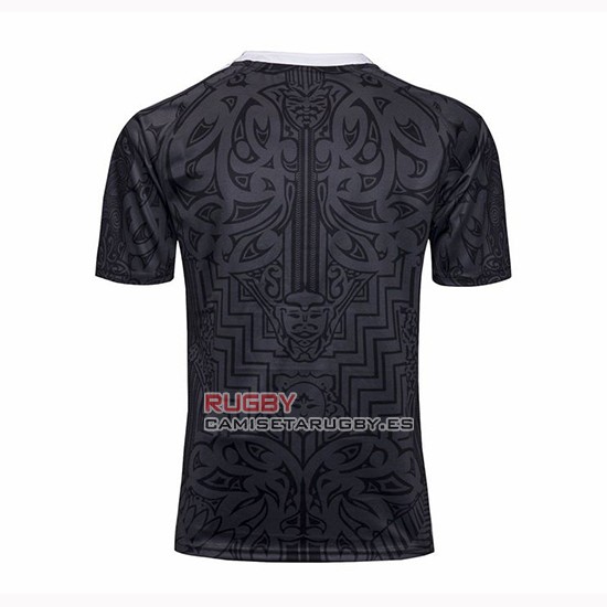 Camiseta Nueva Zelandia All Blacks Maori Rugby 100th Conmemorati
